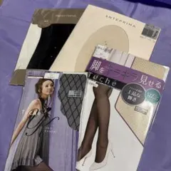 ファッションストッキング M〜Lサイズ4足