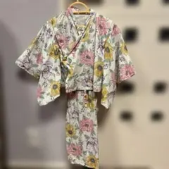 キッズ 浴衣ドレス セパレート 花柄のサムネイル