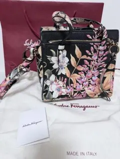GUCCI GGリボン　ハーバリウム　キャンバス 2way ショルダーバッグ GUCCI GGリボン ハーバリウム キャンバス 2way ショルダーバッグ