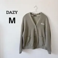 DAZY 【L】 ボタン付き カーディガン オリーブグリーン