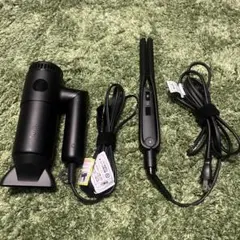ヘアアイロンとドライヤーセット ブラック