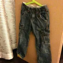 ZARA118センチデニムカーゴパンツ❤