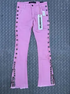 新品】 VALABASAS バラバサス フレアデニム 紫 サイズ29 - メルカリ