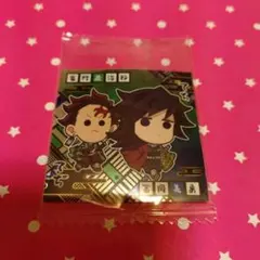 鬼滅の刃ディフォルメシールウエハース 其ノ十四　冨岡義勇　竈門炭治郎　てちてち