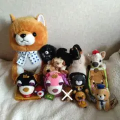 ワンちゃんぬいぐるみ まとめ売り 15点のサムネイル