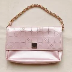 プライベートレーベル♡ピンクハンドバッグ,パーティバッグ