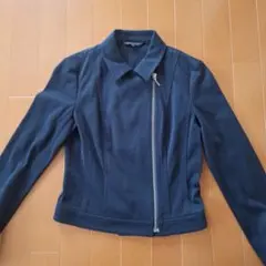 ほぼ新品　大人カジュアル ANAYI ブラック ジップアップジャケット 36