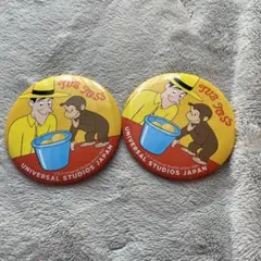 おさるのジョージ　缶バッチ