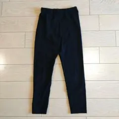 キッズレギンス　十分丈　黒　120