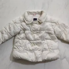 ベビーギャップ 中綿コート Baby GAP 女の子 ジャンパー アウター 白