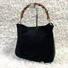 グッチ GUCCI ハンドバッグ バンブー スエード ビジネス バッグ グッチ GUCCI ハンドバッグ バンブー スエード ビジネス バッグ