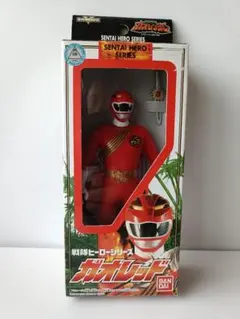 ガオレッド 百獣戦隊ガオレンジャー ソフビ 【未使用】戦隊ヒーローシリーズ