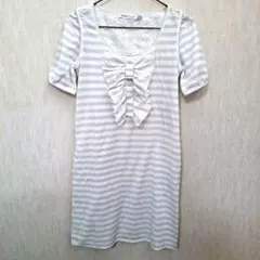 SEE BY CHLOÉ ストライプフリルミニワンピース サイズ2のサムネイル