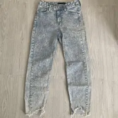 ヘザー　デニムパンツ　S スカイブルーのサムネイル