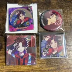パラライ 缶バッジ アクキー アクリルバッジ 4周年 アレン スクエア缶バッジ
