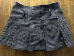 PEARLY GATES パーリーゲイツ ウール チェック柄ミニスカートのサムネイル