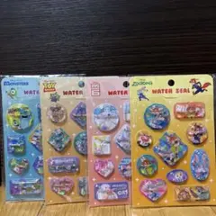 ディズニー ウォーターシール 4種セット