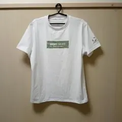DESCENTE デサント MOVESPORT ホワイト ロゴ Tシャツ S