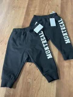 ベビー　パンツ　スウェット　2枚セット　80 90