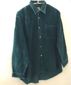 ◯BOBSON コーデュロイシャツ◯グリーン