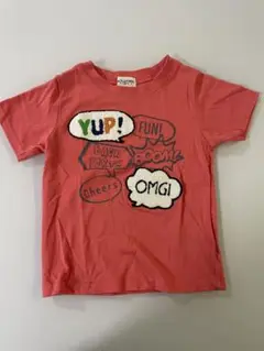 BACK&FORTH 赤 Tシャツ 100cm