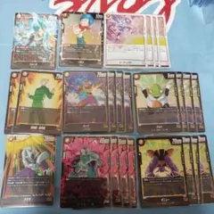 黄色　デッキパーツ　まとめ売り　ドラゴンボール　フュージョンワールド