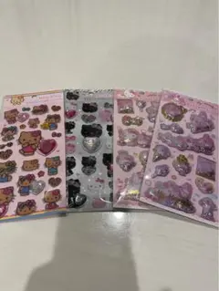 ハローキティ 3シート　マイメロディ　シールセット