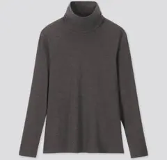 UNIQLO コットンフライスタートルネックT（長袖）のサムネイル