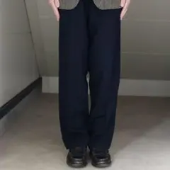 生地感◎ 90s TENORAS 2 Tuck Wool 100% Slacks