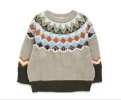 【F.O.KIDS】 80 エフオーキッズ フェアアイルニット ノルディック