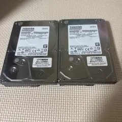 TOSHIBA DT01ACA300 3TB HDD 2台セット　（3/4）