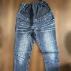 デニムブルー マタニティパンツ S