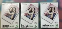 FUJIFILM instax mini インスタントフィルム 3箱セット