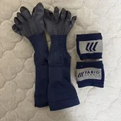 TABIO SPORTS 五本指ソックスとタビオバンド