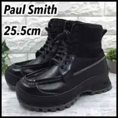 Paul Smith Vibramソール ワークブーツ 厚底 25.5cm 黒のサムネイル