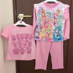 プリキュア光る パジャマ セット 110cm