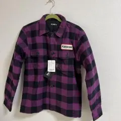 中綿入りチェックシャツ(新品)キッズ