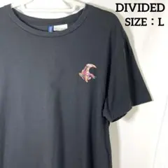 DIVIDED ディバイデッド　H&M Tシャツ　半袖　ブラック　スポンジボブのサムネイル