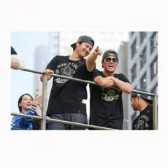 大谷 翔平選手 ワールドシリーズ 2025 優勝パレード フォト KGサイズ