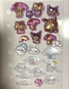 日焼けキティ♡モモンガ　ボンボンドロップシール♡お裾分け