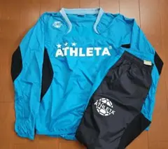 ATHLETAピステ上下 青/黒