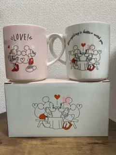 ディズニー ペアマグカップ Love