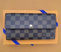 美品 LOUIS VUITTON ルイヴィトン ダミエ サラ ダミエ 長財布