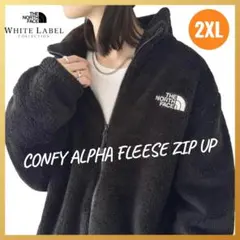 人気 ノースフェイス ホワイトレーベル ボアフリースジャケット ブラック 2XL