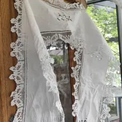 手編みレース 刺繍パネル ヴィンテージホワイトフリークロス - メルカリ