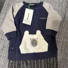 Klädskåp クマポケットロンパース 70