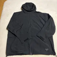 美品　adidas Three Stripes ブラックナイロンジャケット