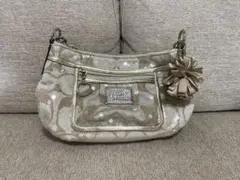Coach poppy スパンコールショルダーバッグ