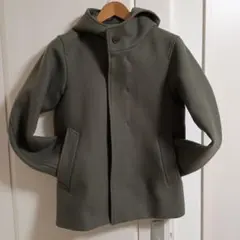 ÉDIFICE フード付きコート オリーブ　Mサイズ