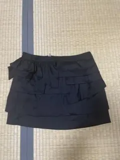 TOPSHOP 黒 ミニスカート フレアのサムネイル